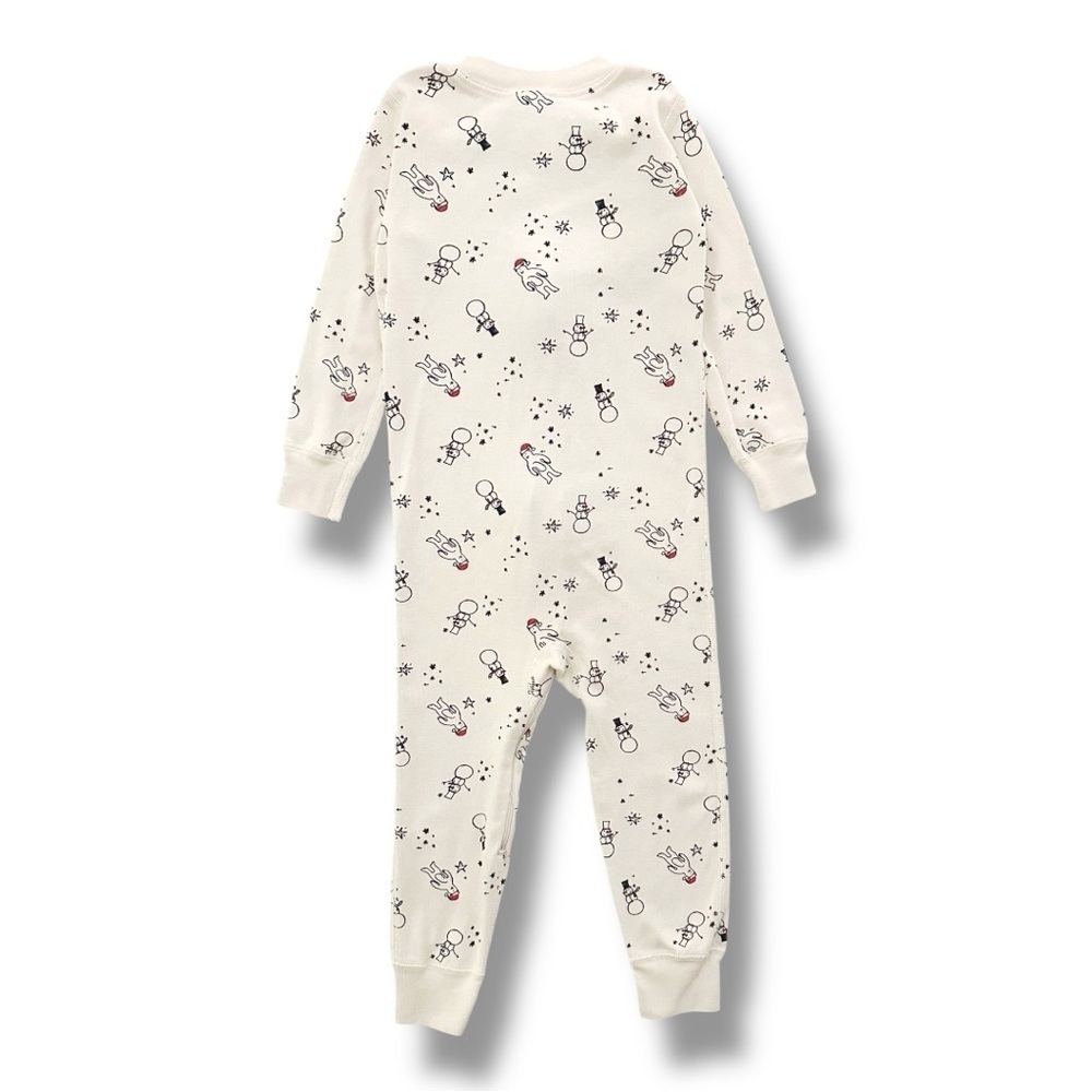 Hanna Andersson | Long Sleeve Zip Sleeper (3) ⛄️ - Picture 3 of 4